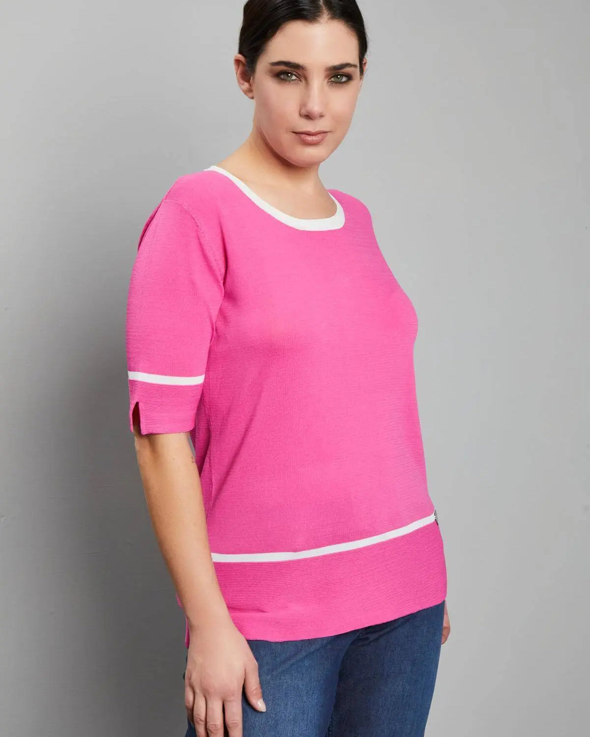 Maglia contrasti GERANIO DORABELLA PIU'