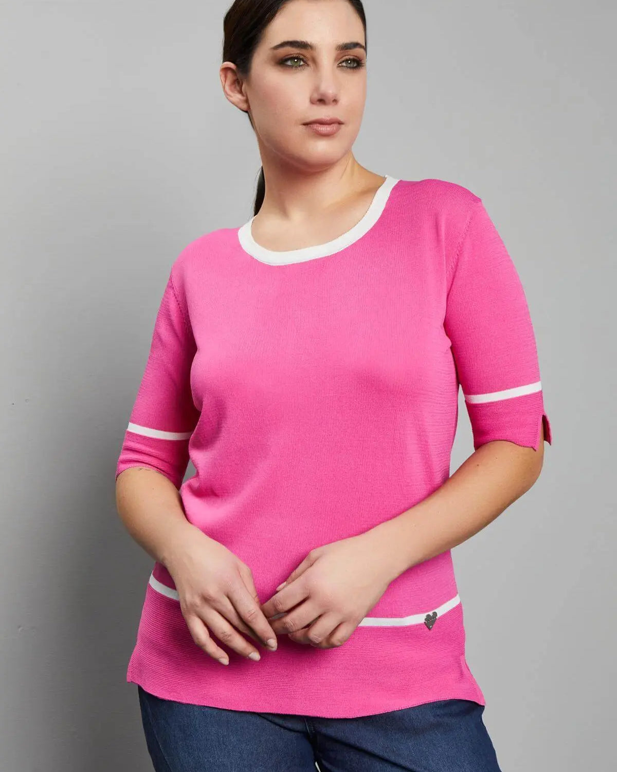 Maglia contrasti GERANIO DORABELLA PIU'