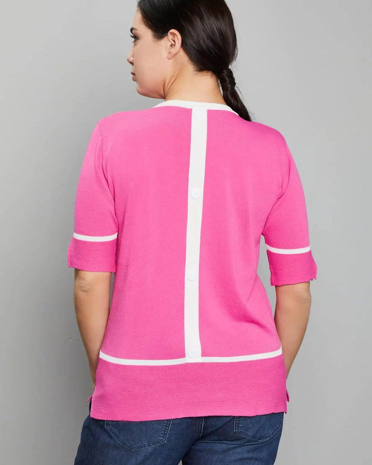 Maglia contrasti GERANIO DORABELLA PIU'