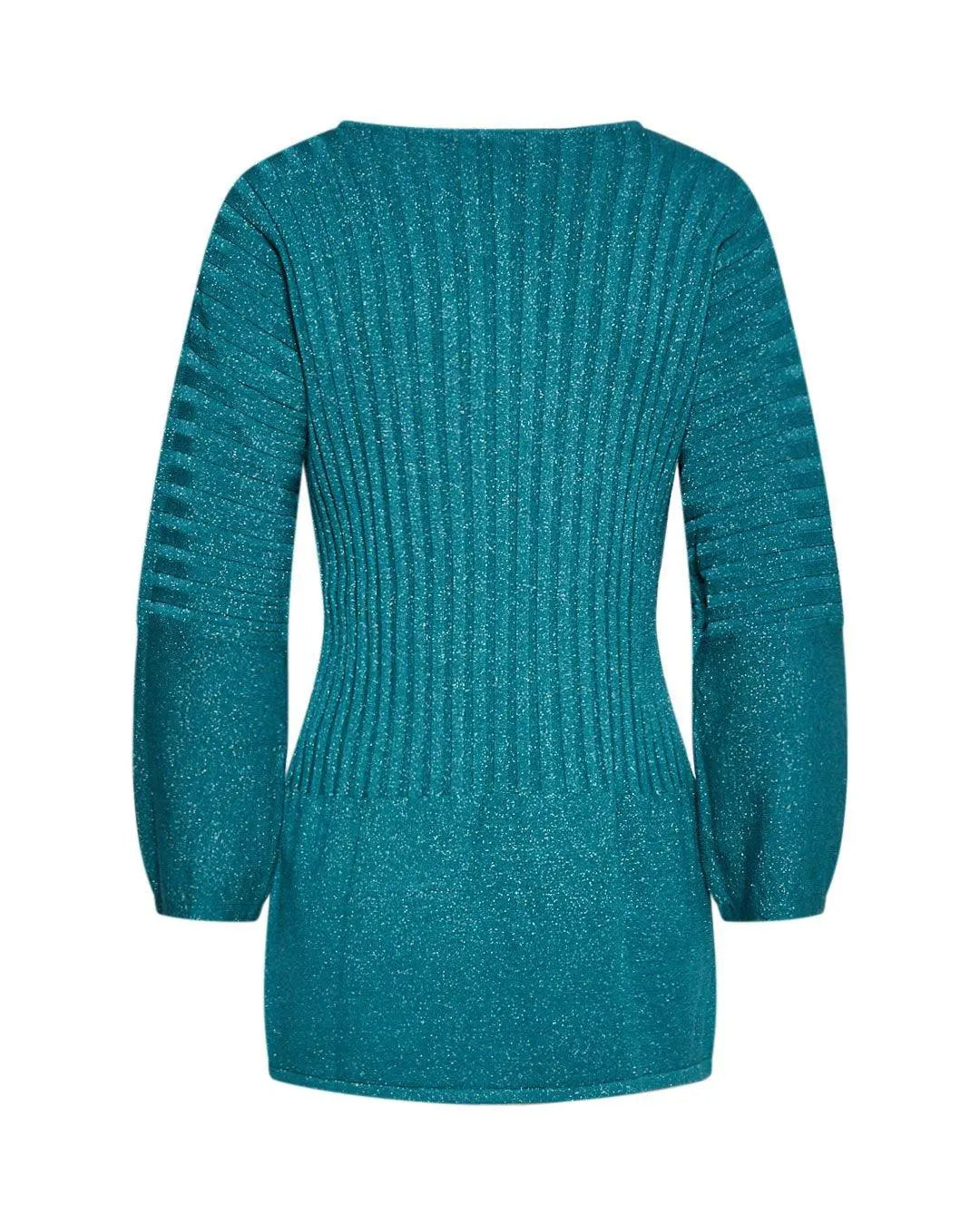 Maglia costine VERDE IRONICA