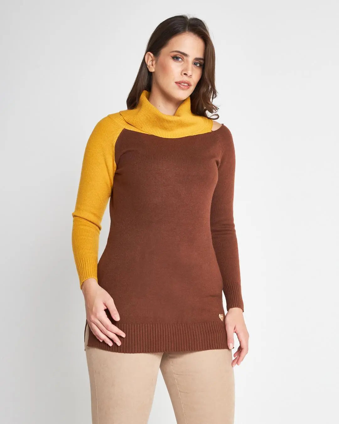 Maglia cut out CACAO DORABELLA