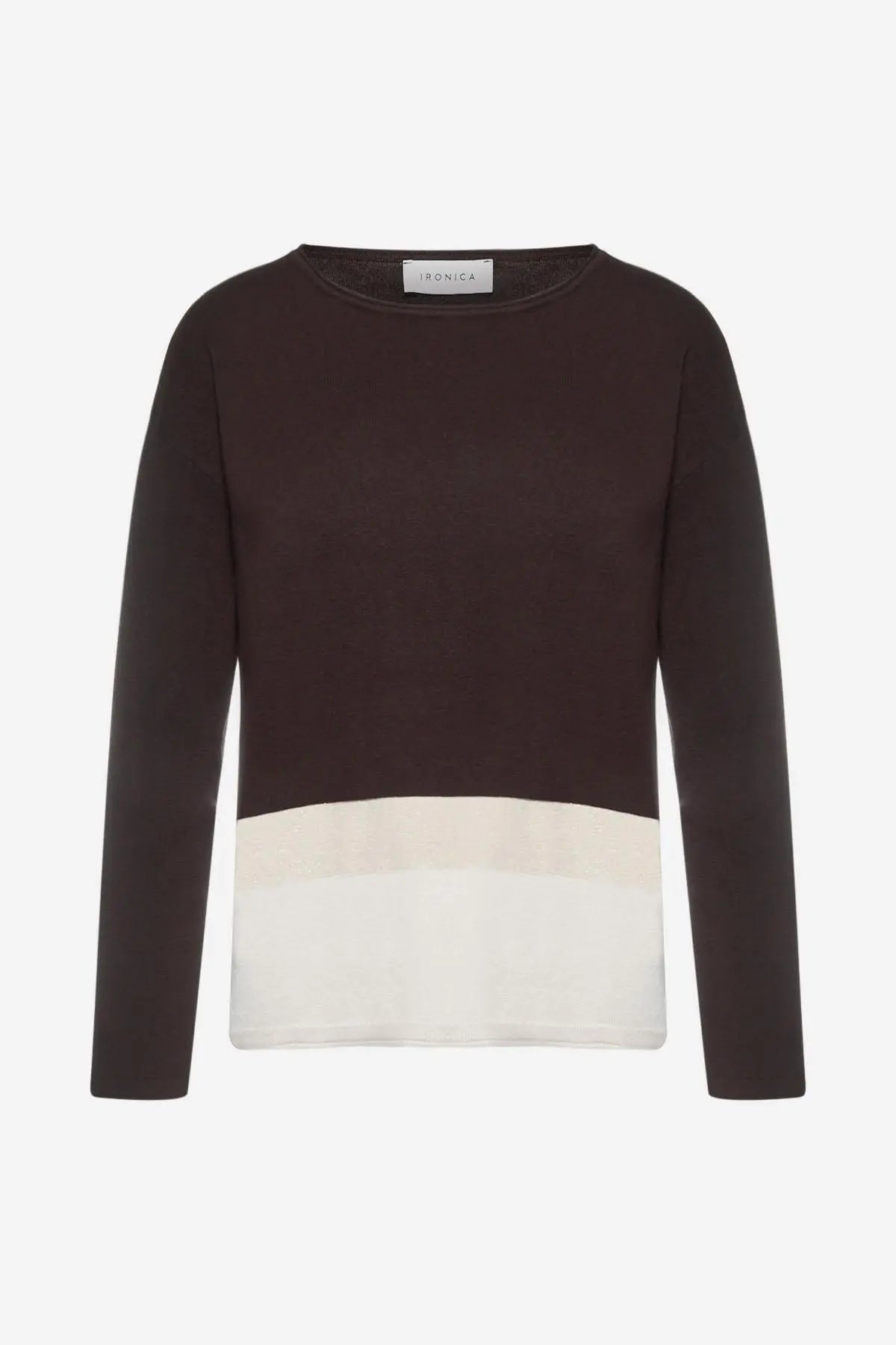 Maglia dettaglio lurex MORO IRONICA