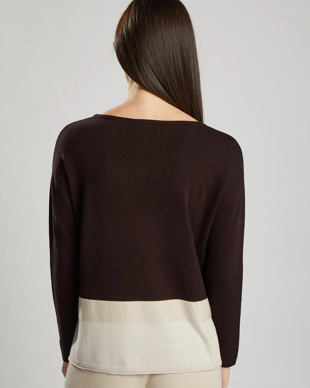 Maglia dettaglio lurex MORO IRONICA