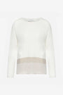 Maglia dettaglio lurex PANNA IRONICA