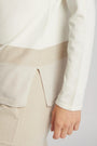 Maglia dettaglio lurex PANNA IRONICA
