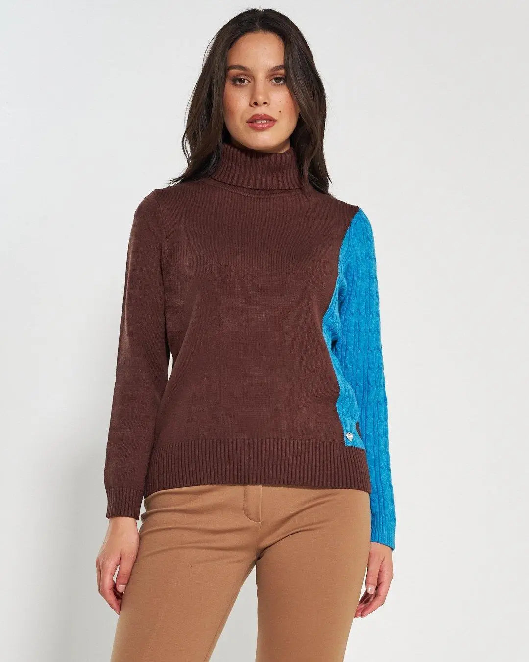 Maglia dolcevita CACAO DORABELLA