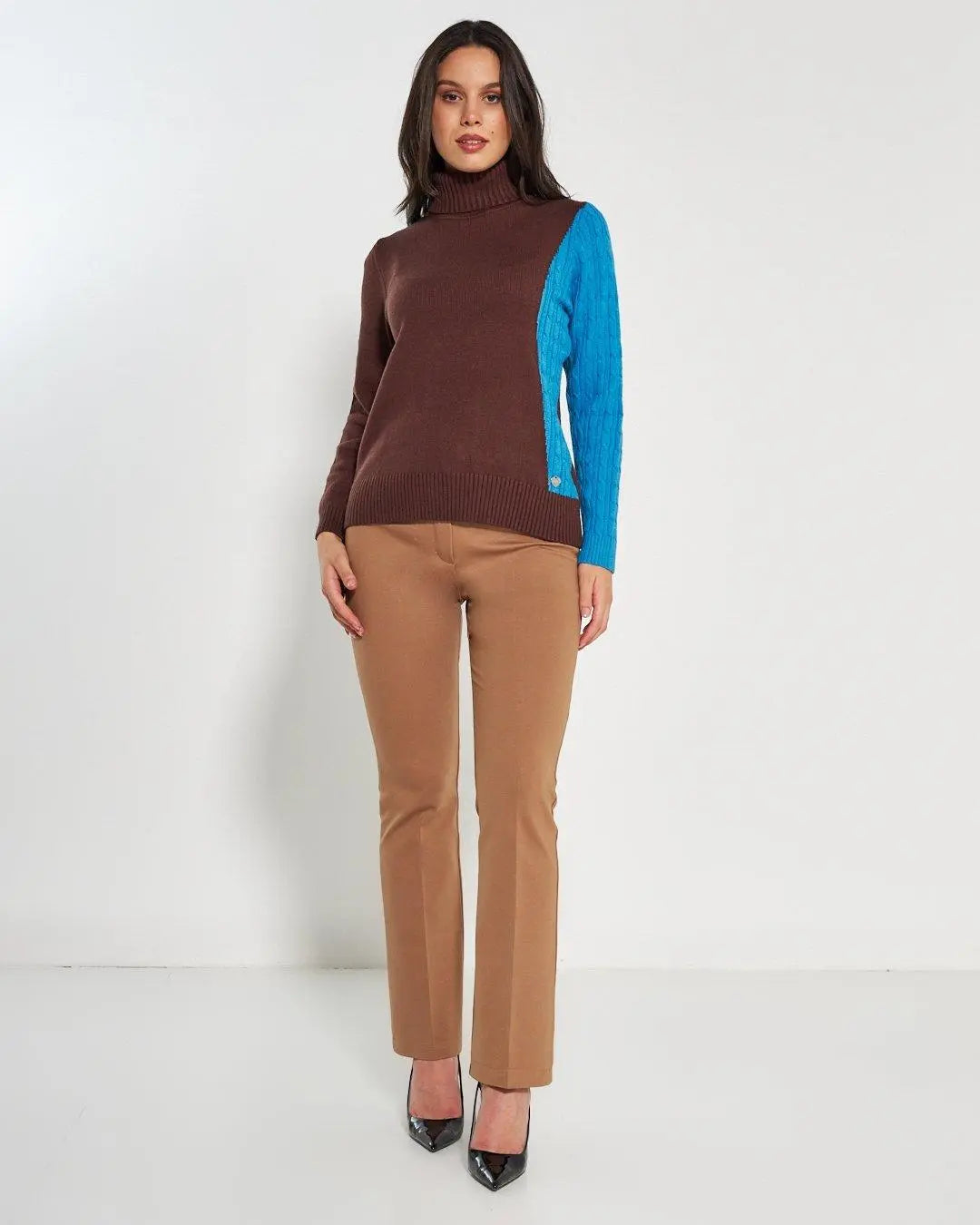 Maglia dolcevita CACAO DORABELLA