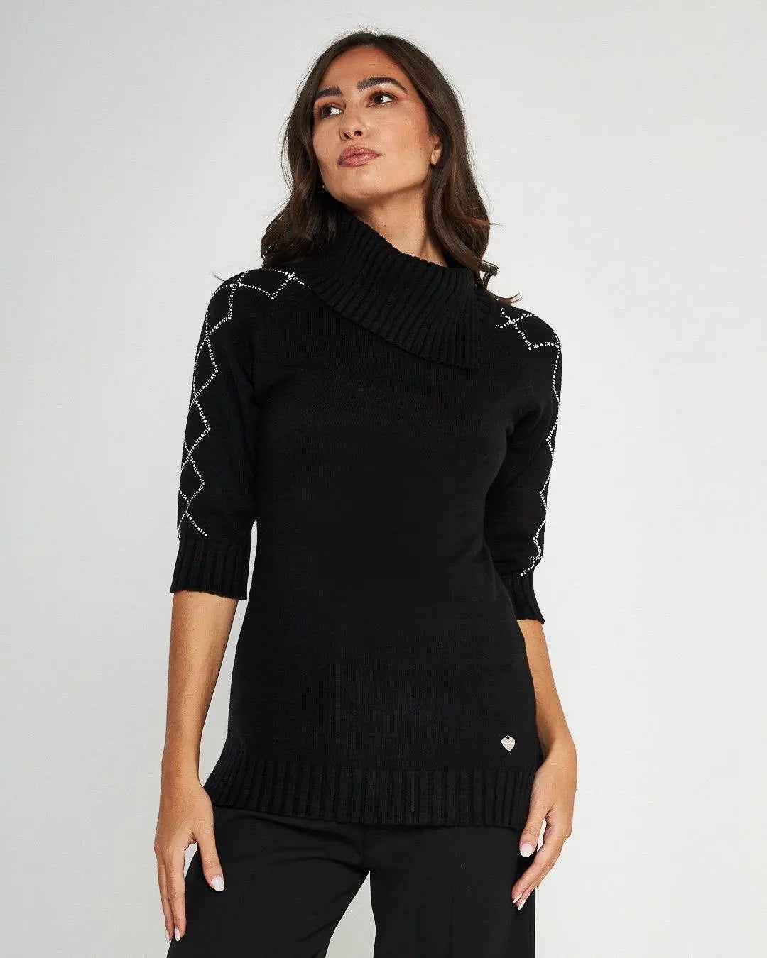 Maglia dolcevita NERO DORABELLA