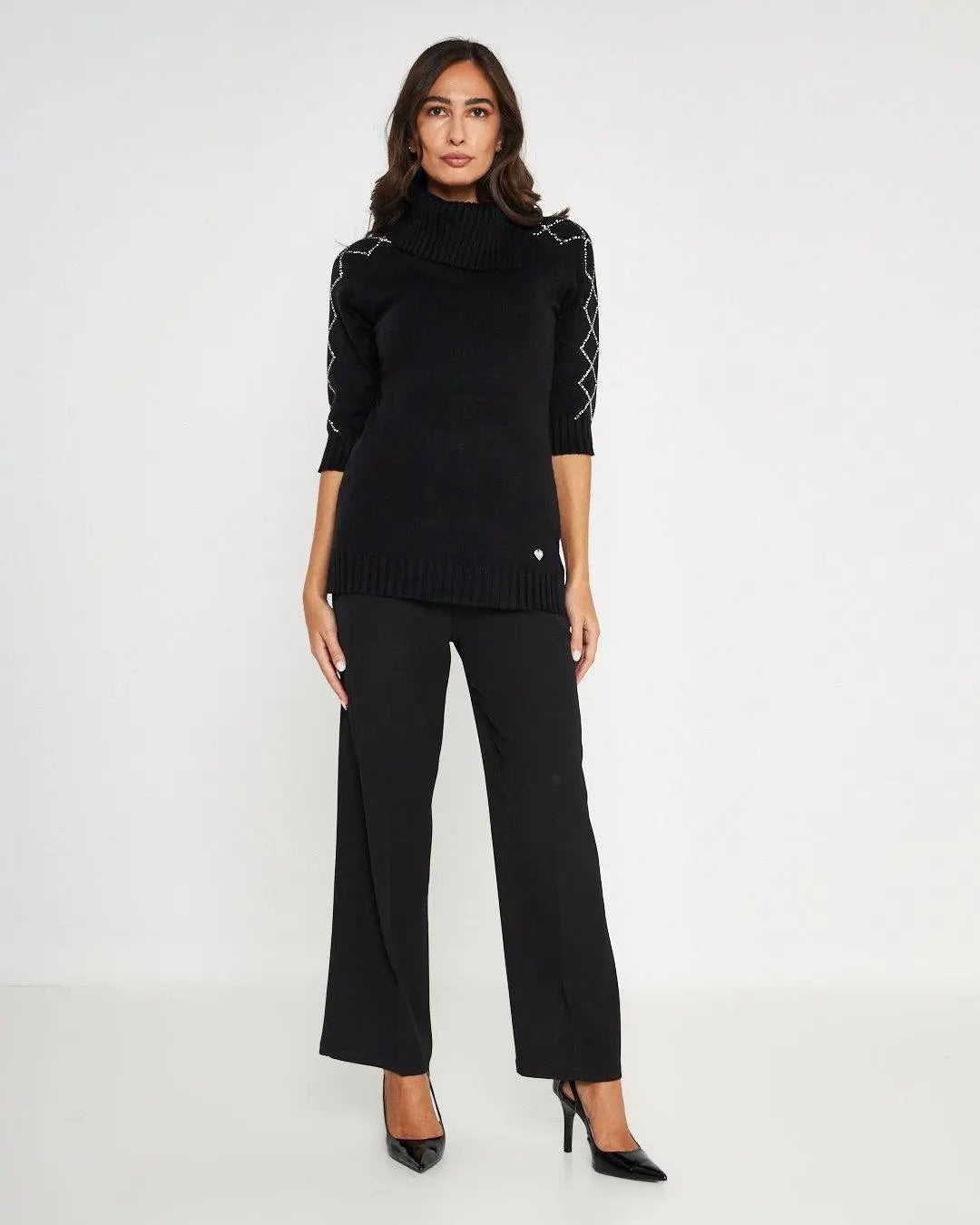 Maglia dolcevita NERO DORABELLA