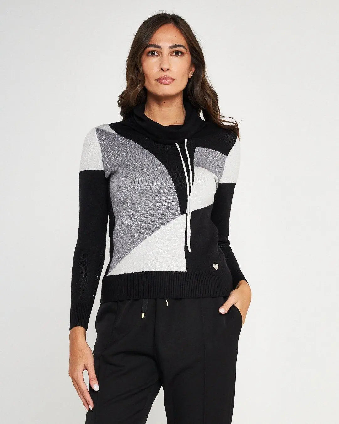 Maglia dolcevita NERO DORABELLA XL