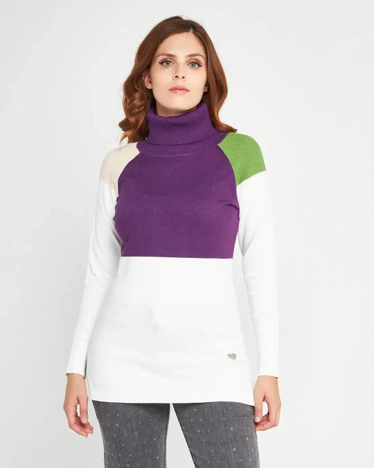 Maglia dolcevita OFF WHITE DORABELLA XL