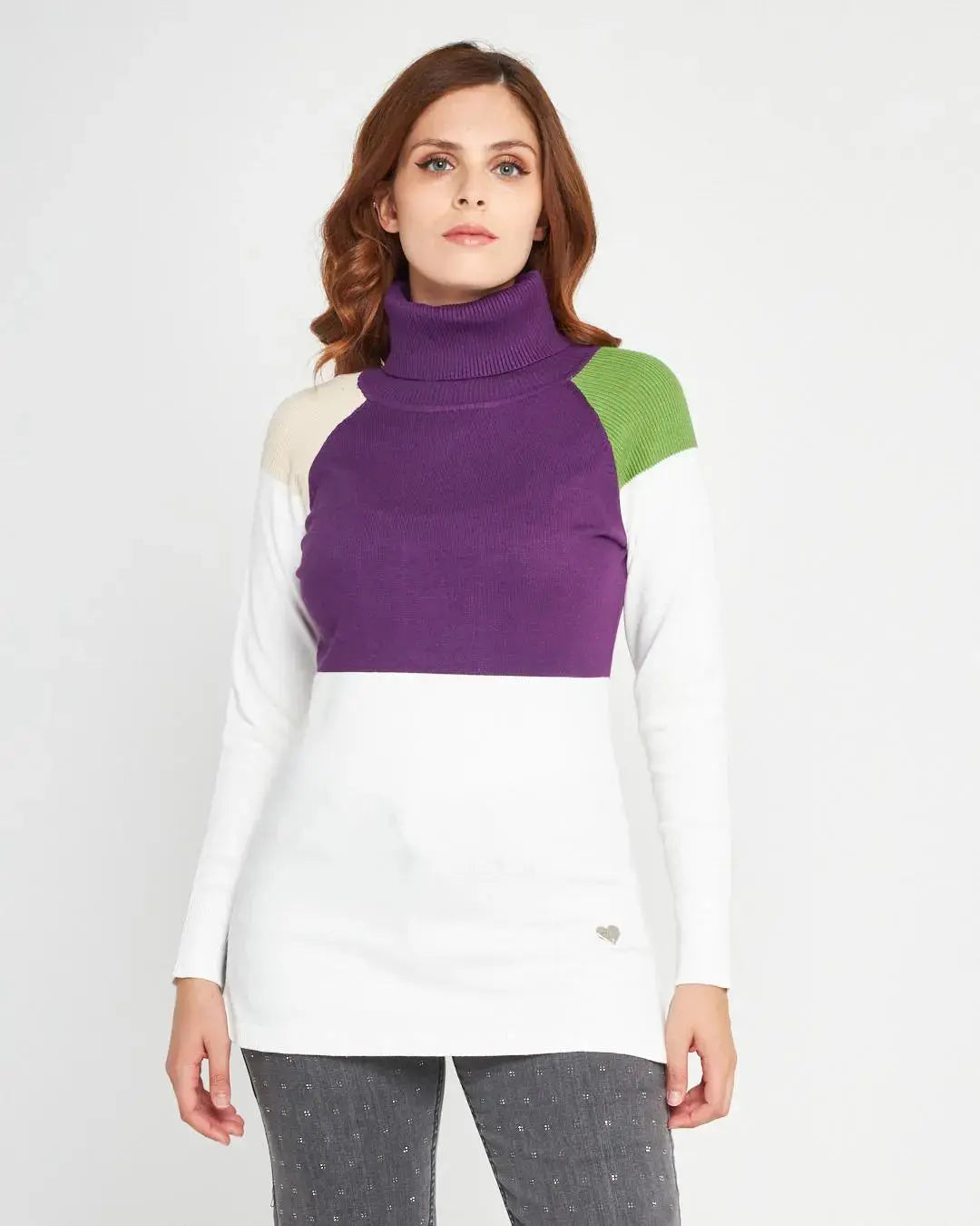 Maglia dolcevita OFF WHITE DORABELLA XL