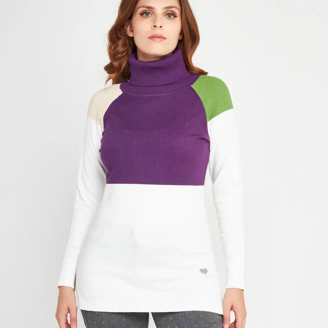 Maglia dolcevita OFF WHITE DORABELLA XL