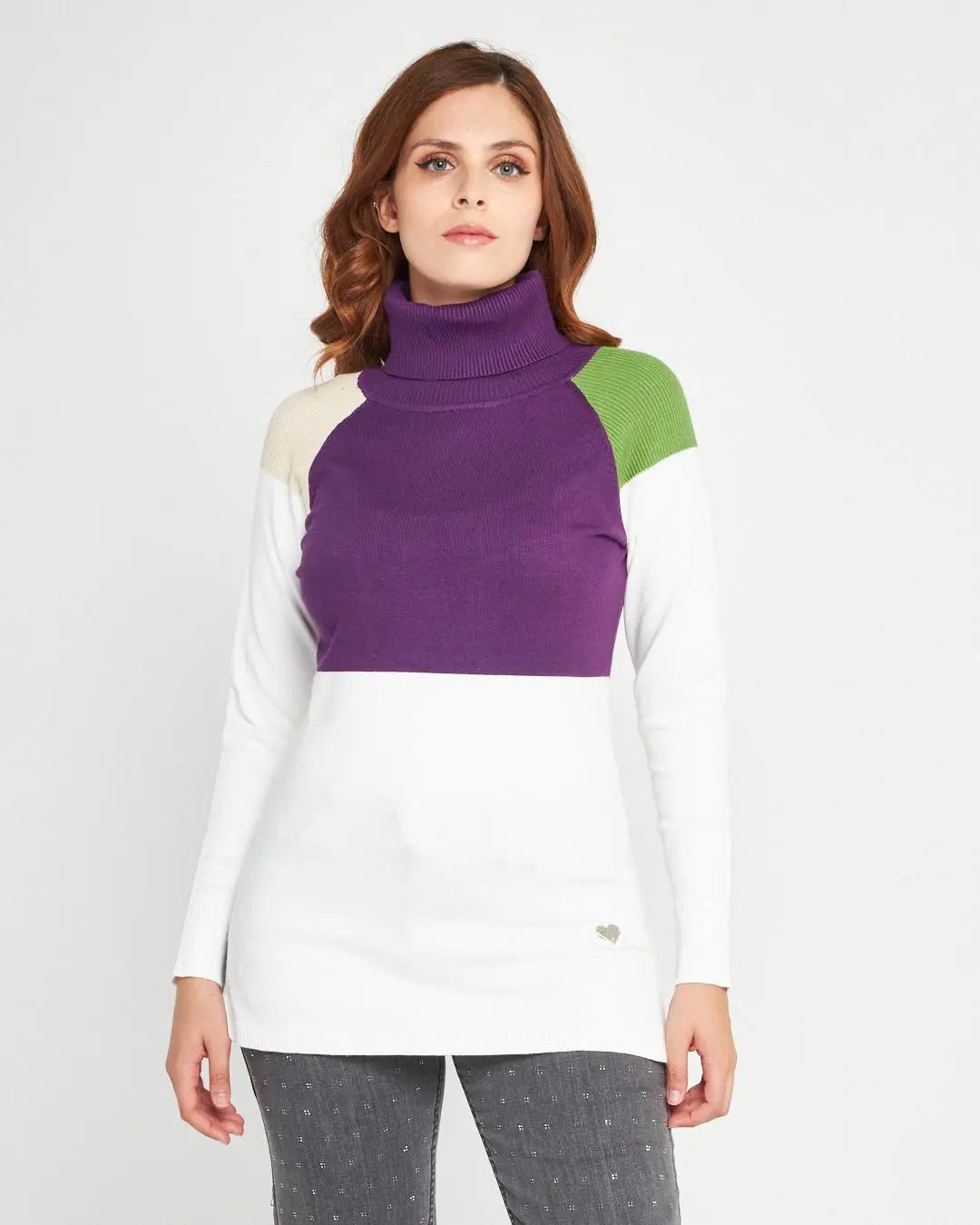 Maglia dolcevita OFF WHITE DORABELLA XL