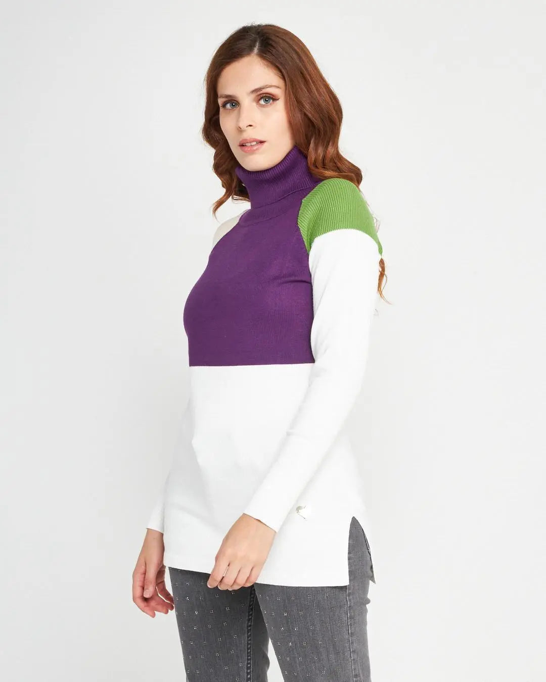 Maglia dolcevita OFF WHITE DORABELLA