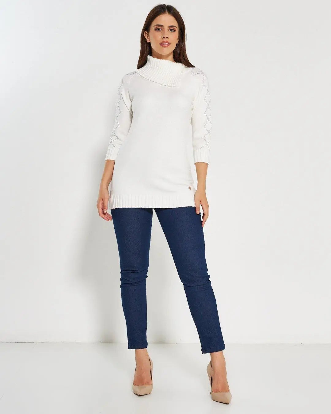 Maglia dolcevita OFF WHITE DORABELLA