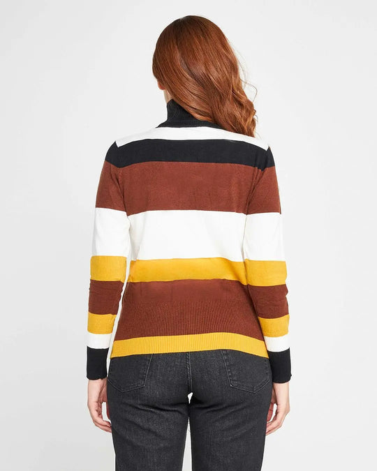 Maglia dolcevita a righe MULTICOLOR DORABELLA