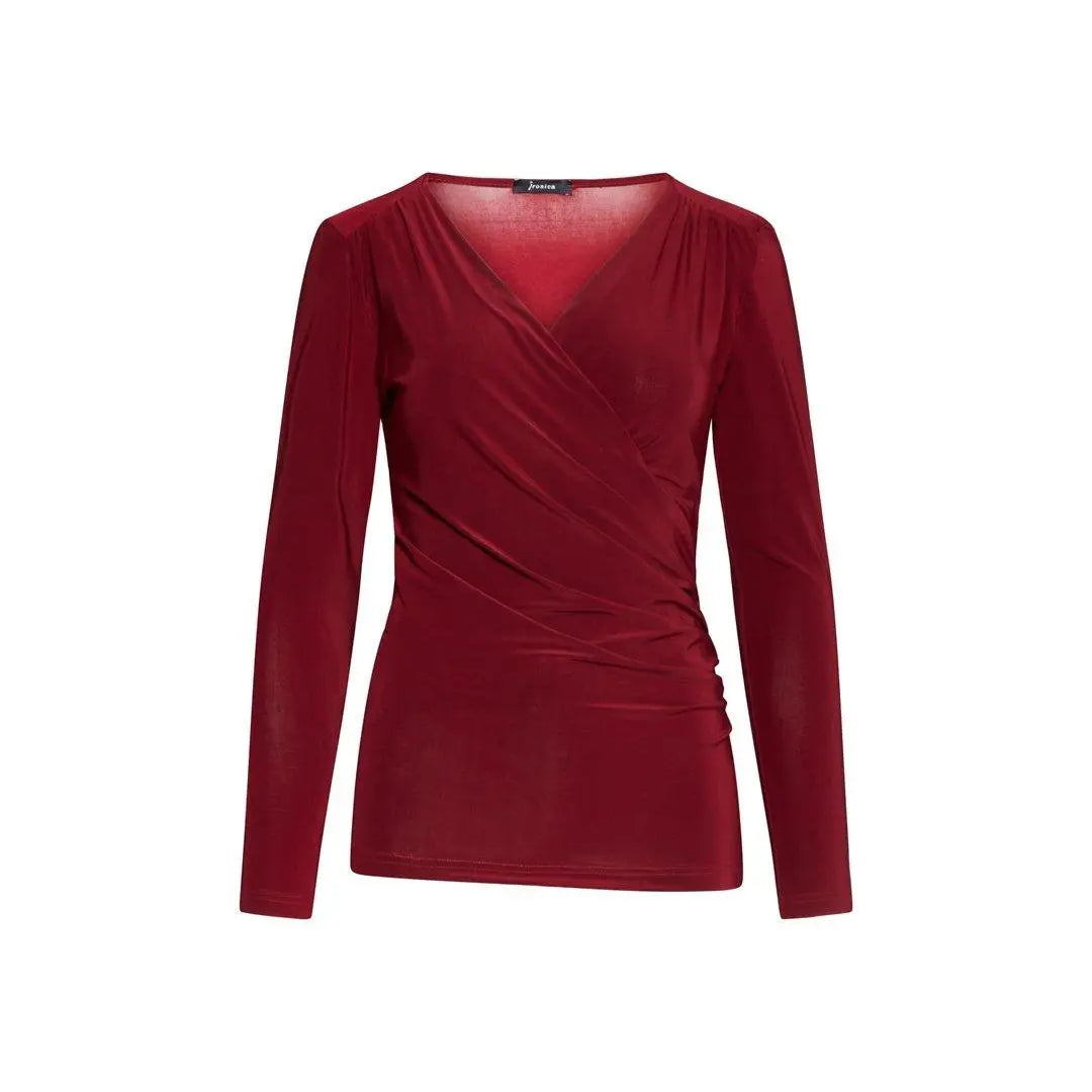 Maglia drappeggio BORDEAUX IRONICA XL