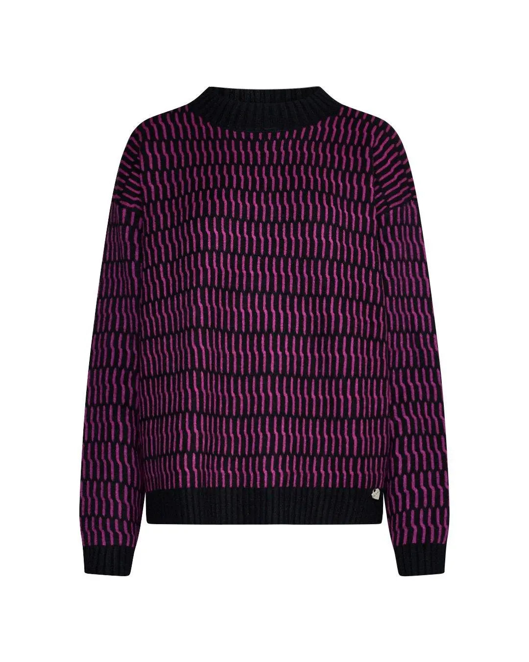 Maglia fantasia all over CICLAMINO DORABELLA