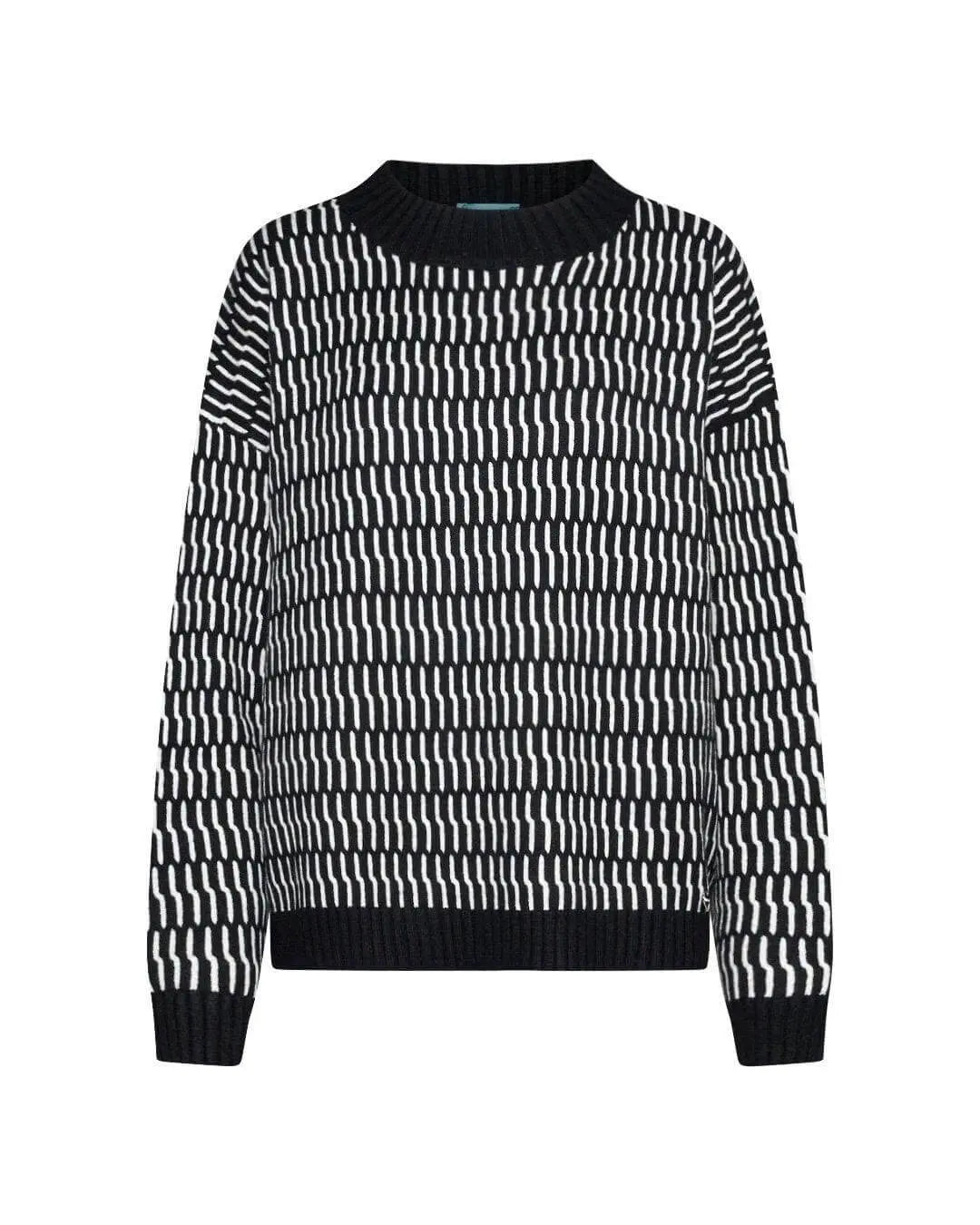 Maglia fantasia all over NERO A DORABELLA