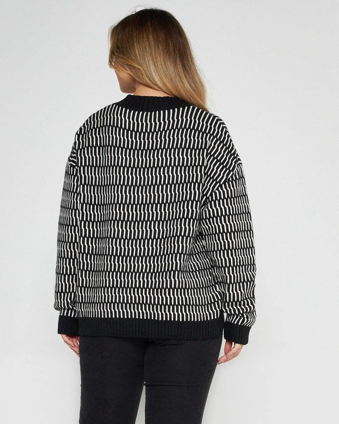 Maglia fantasia all over NERO A DORABELLA