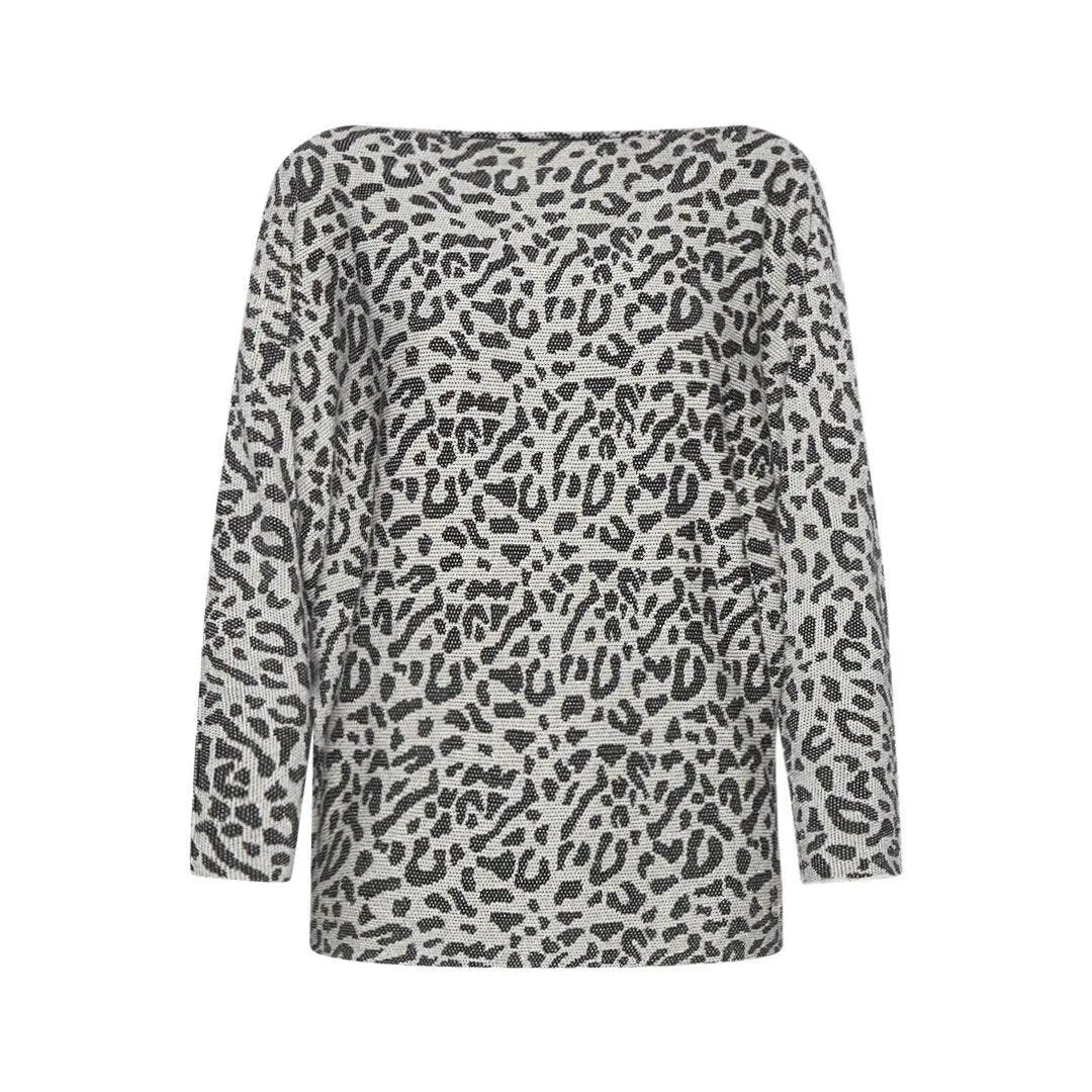 Maglia fantasia animalier PANNA IRONICA XL