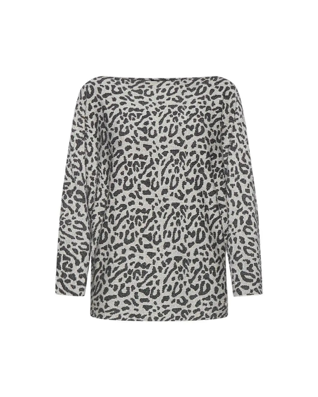 Maglia fantasia animalier PANNA IRONICA XL