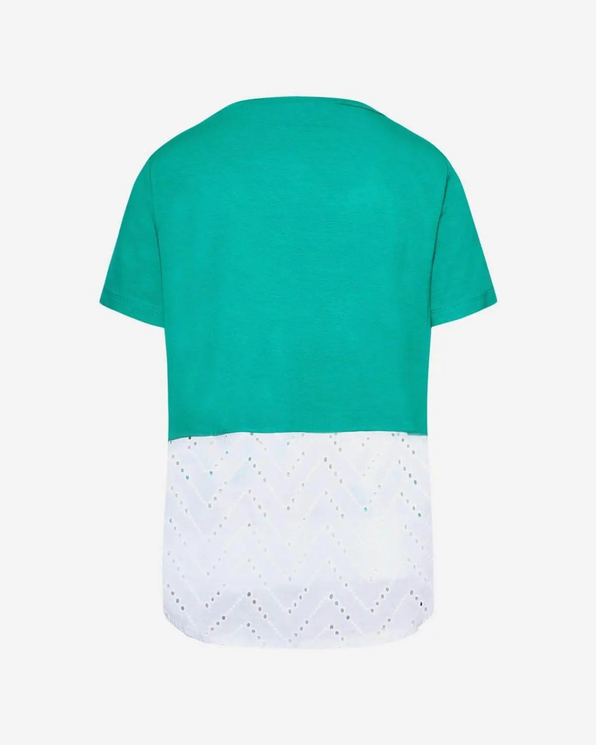 Maglia fantasia geometrica VERDE BANDIERA DORABELLA