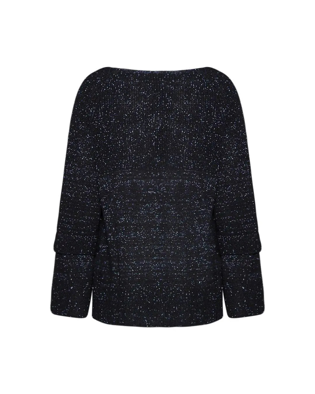 Maglia filo lurex BLU IRONICA