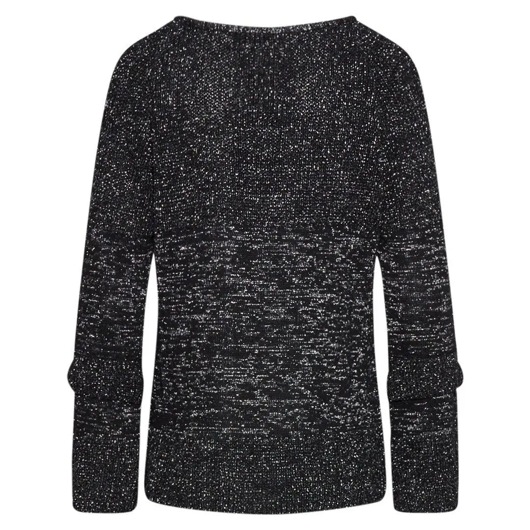 Maglia filo lurex NERO IRONICA