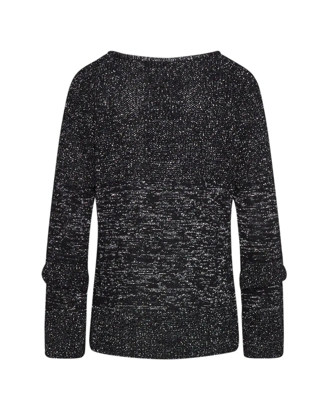 Maglia filo lurex NERO IRONICA