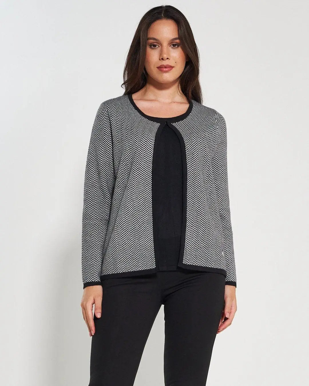 Maglia finto twin set BLACK DORABELLA XL