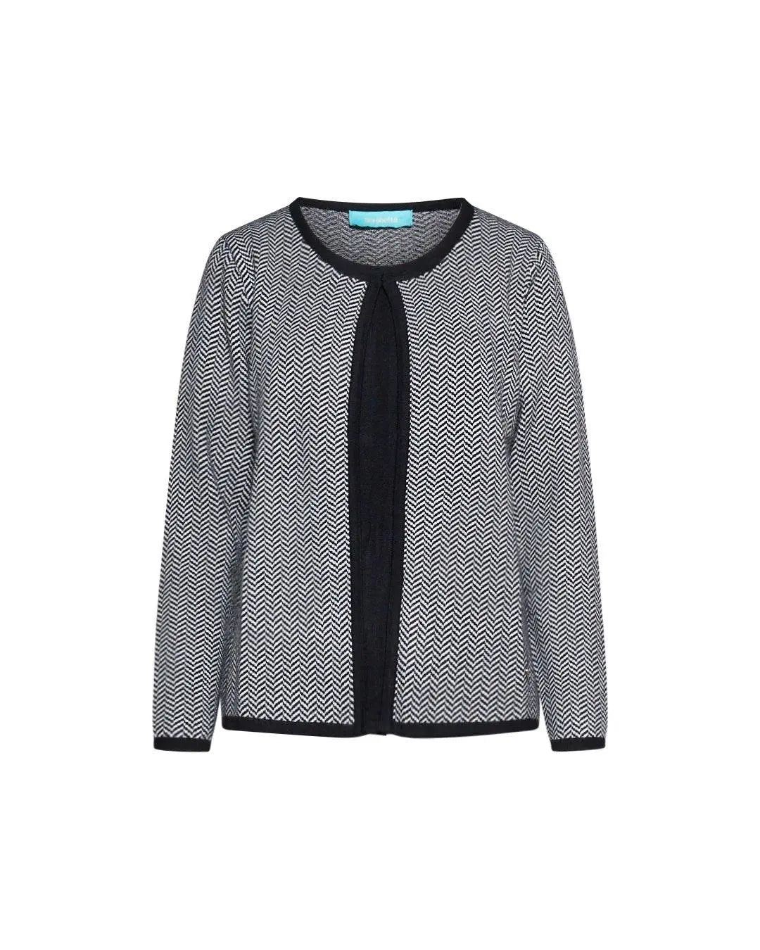 Maglia finto twin set BLACK DORABELLA