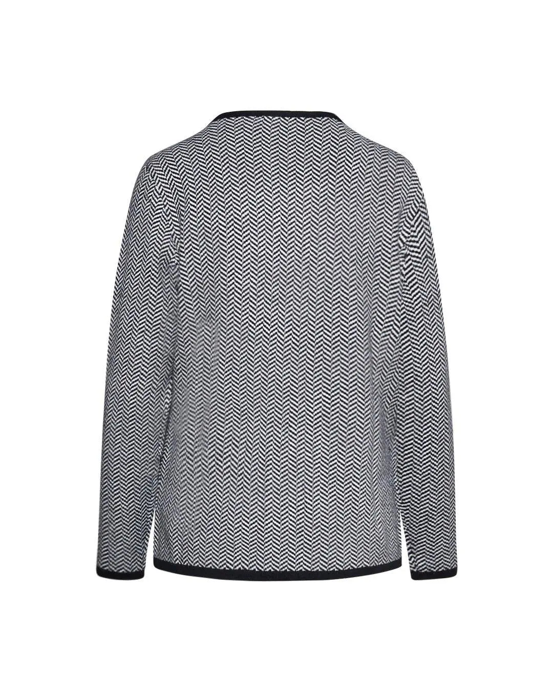 Maglia finto twin set BLACK DORABELLA