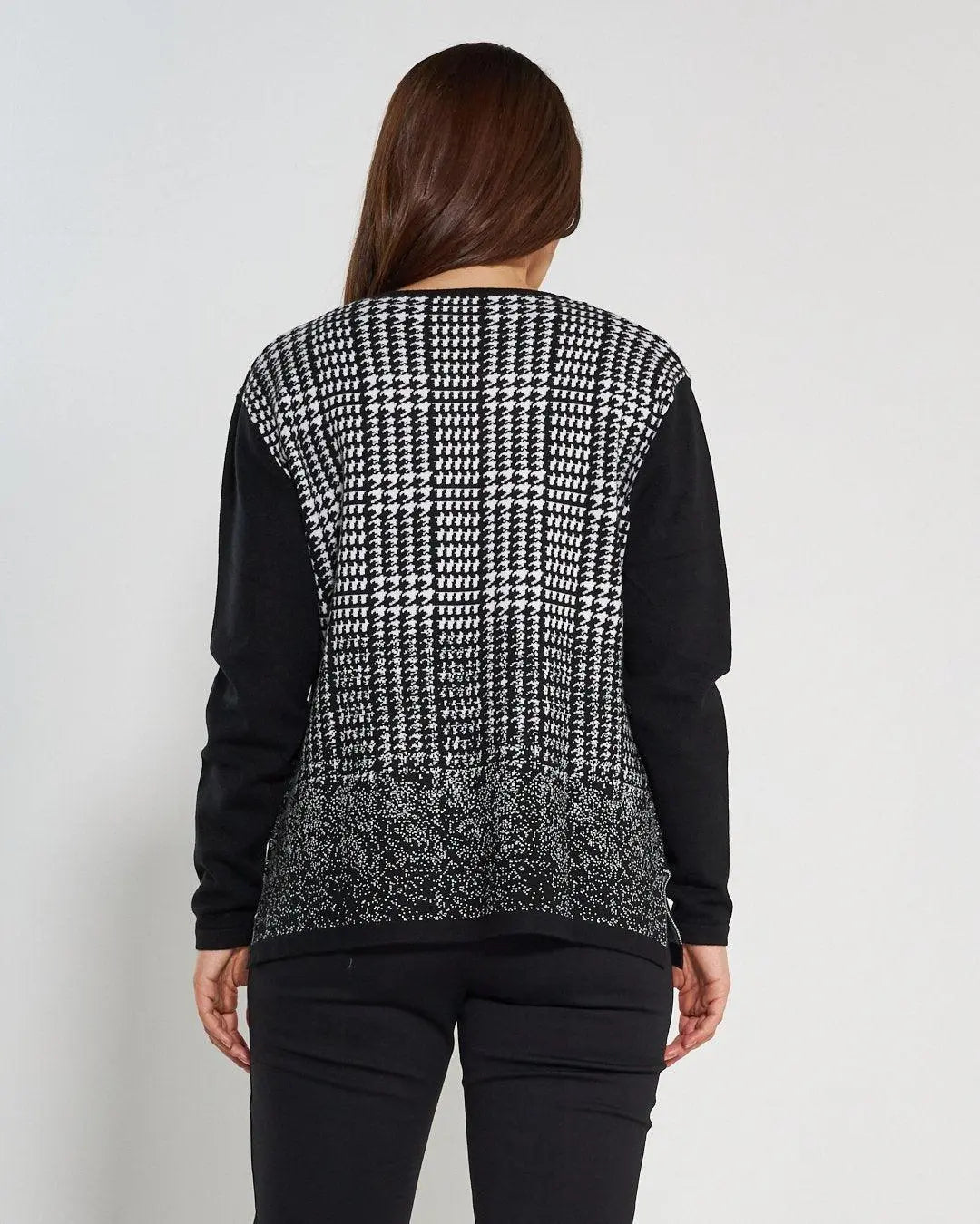 Maglia finto twin set BLACK DORABELLA PIU'