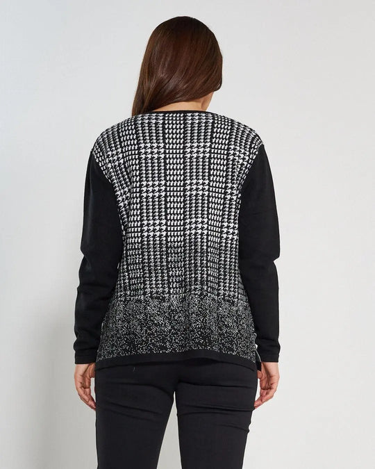 Maglia finto twin set BLACK DORABELLA PIU'