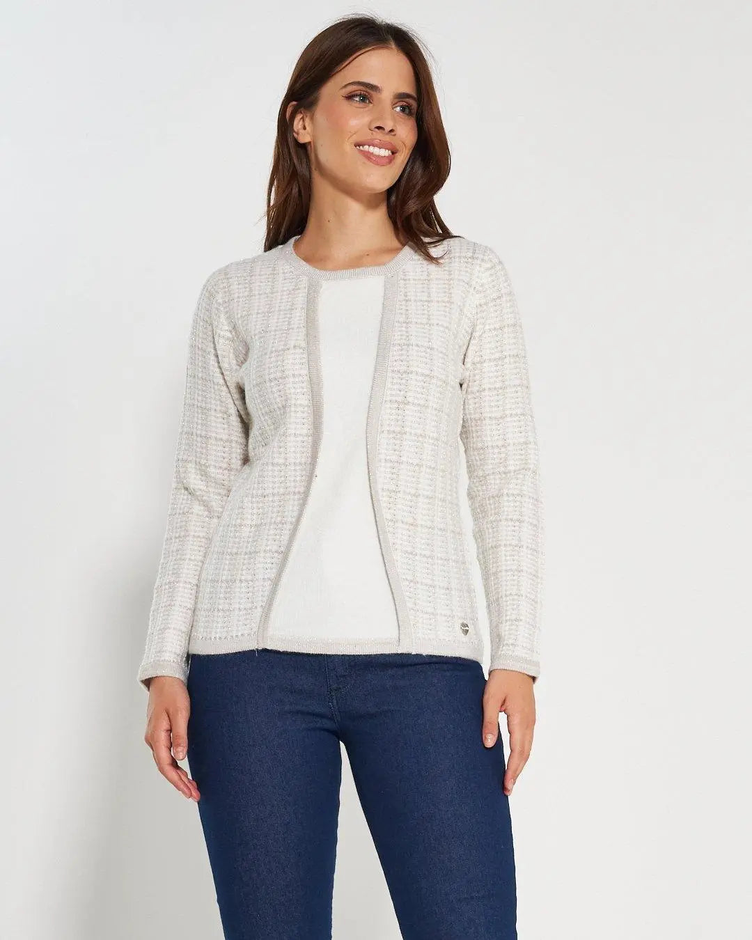 Maglia finto twin set OFF WHITE DORABELLA XL