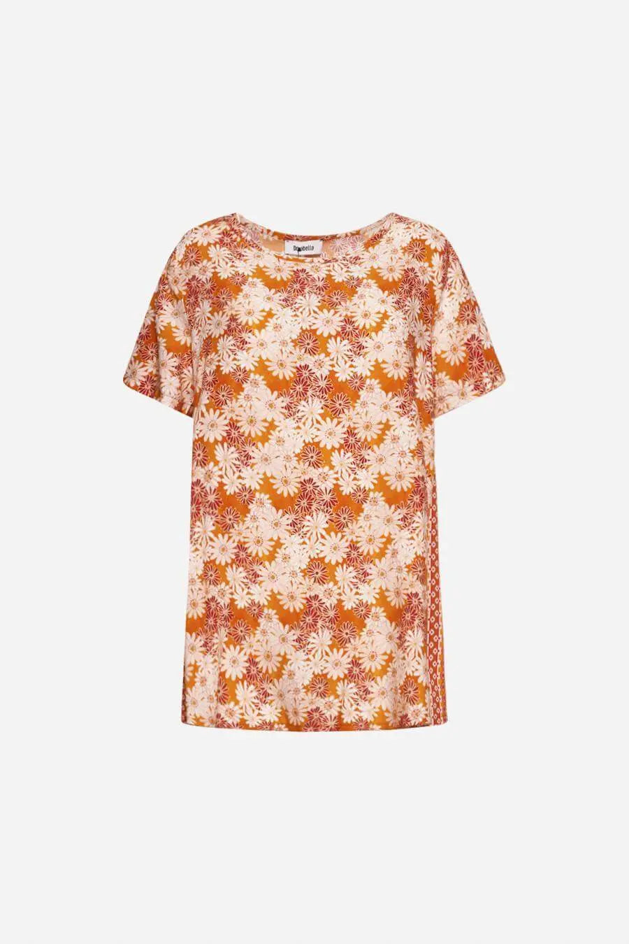 Maglia floreale ARANCIO DORABELLA
