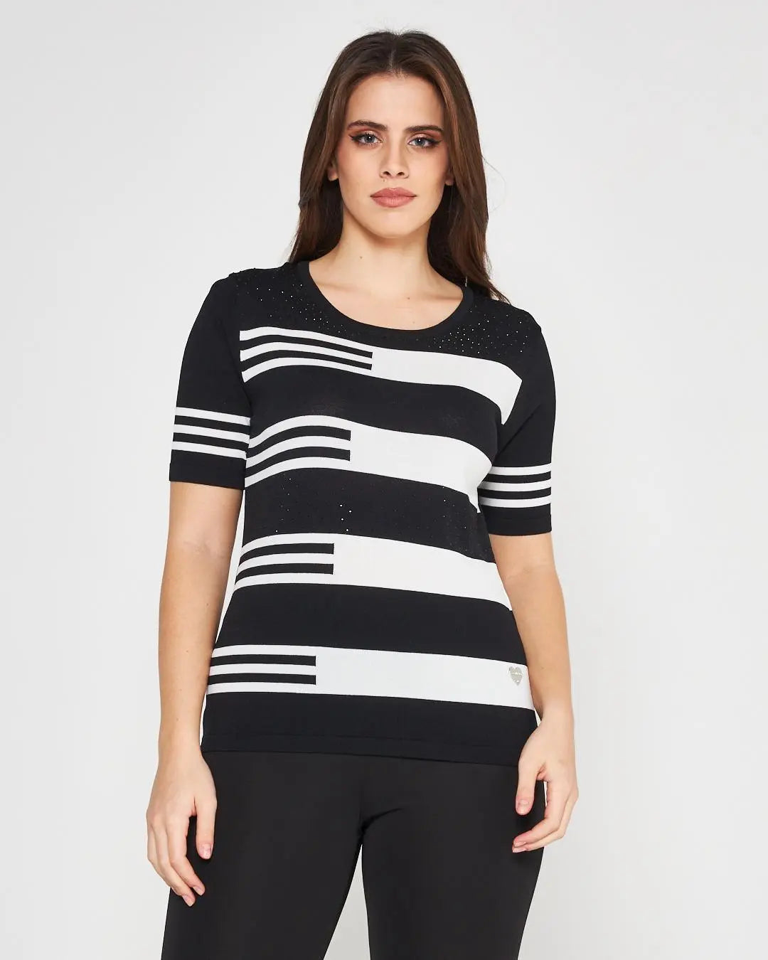 Maglia girocollo BLACK DORABELLA XL