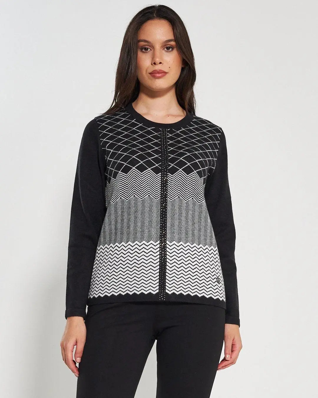 Maglia girocollo BLACK DORABELLA XL