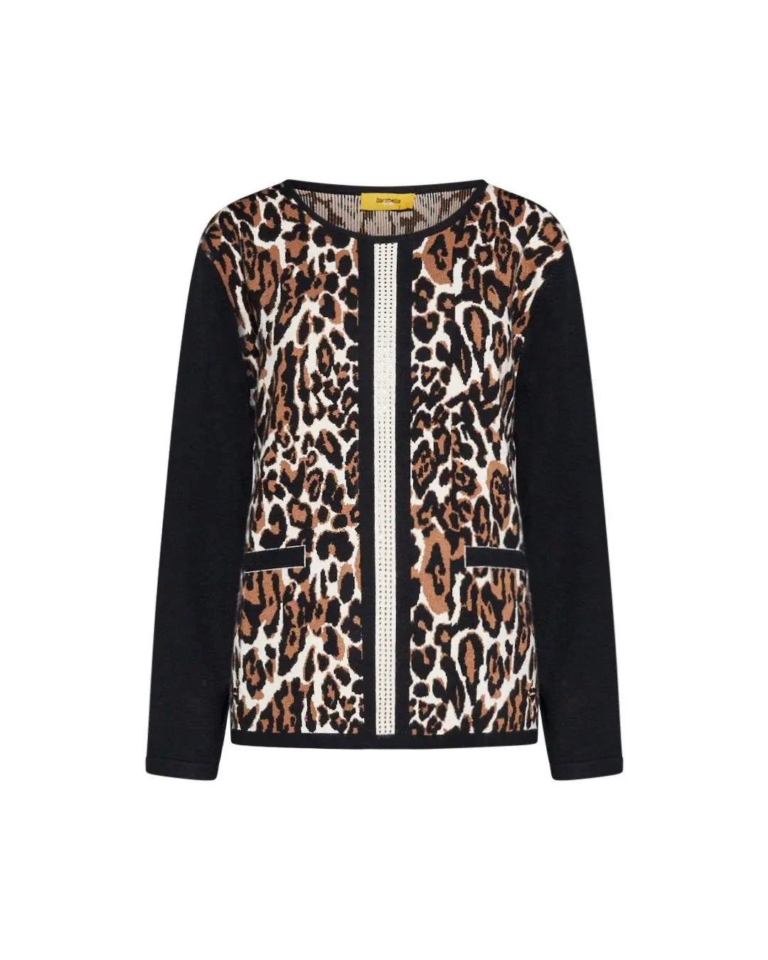 Maglia girocollo BLACK DORABELLA PIU'