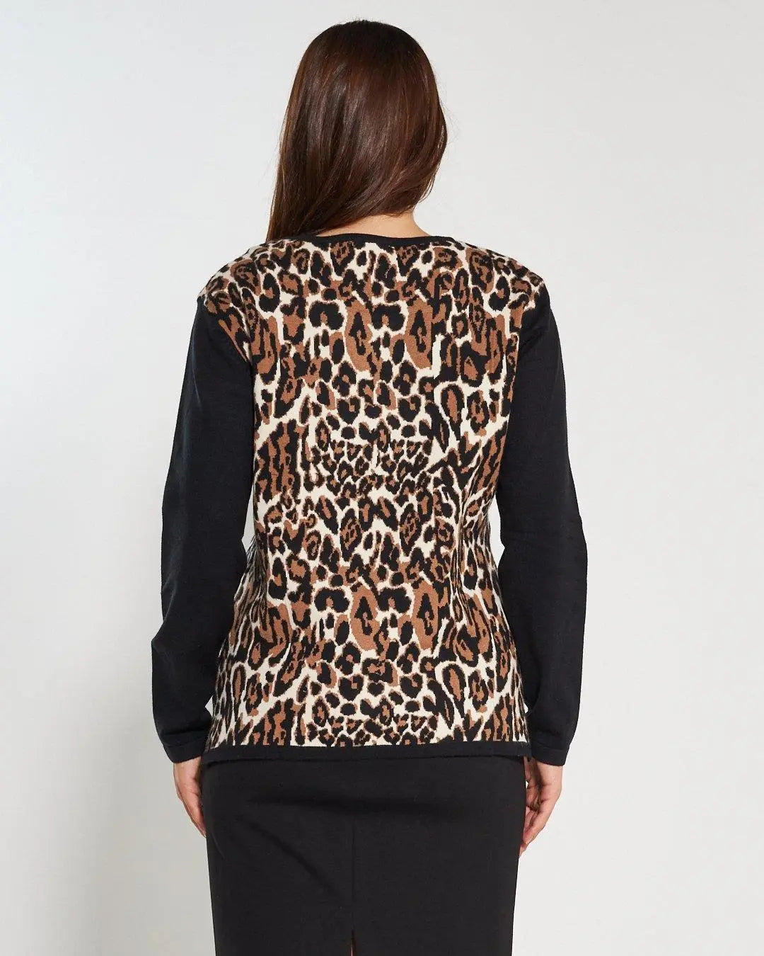 Maglia girocollo BLACK DORABELLA PIU'