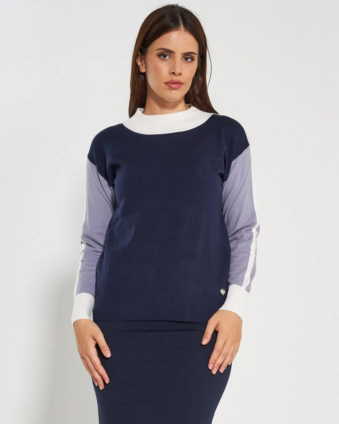 Maglia girocollo BLU DORABELLA XL