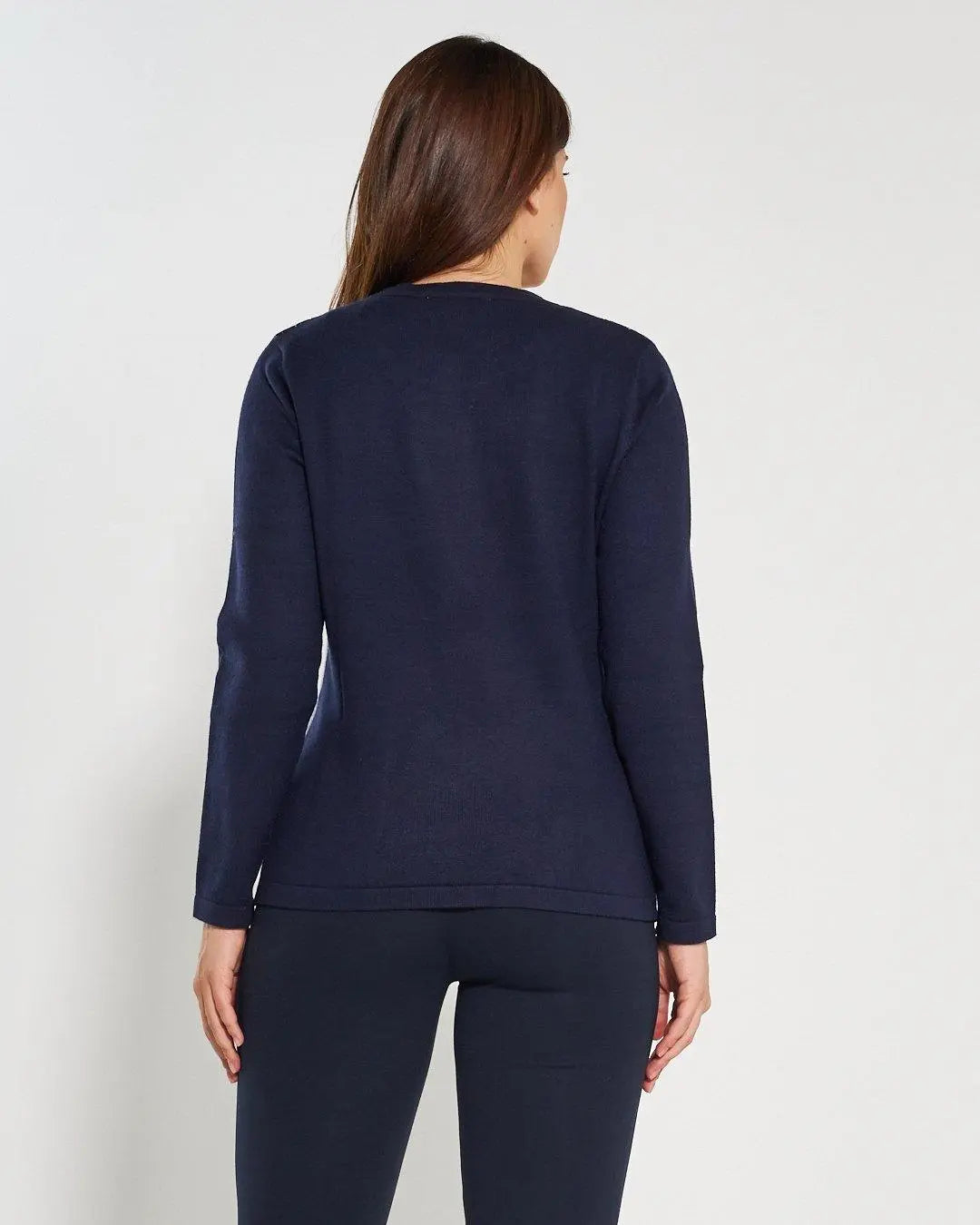 Maglia girocollo BLUE NAVY DORABELLA