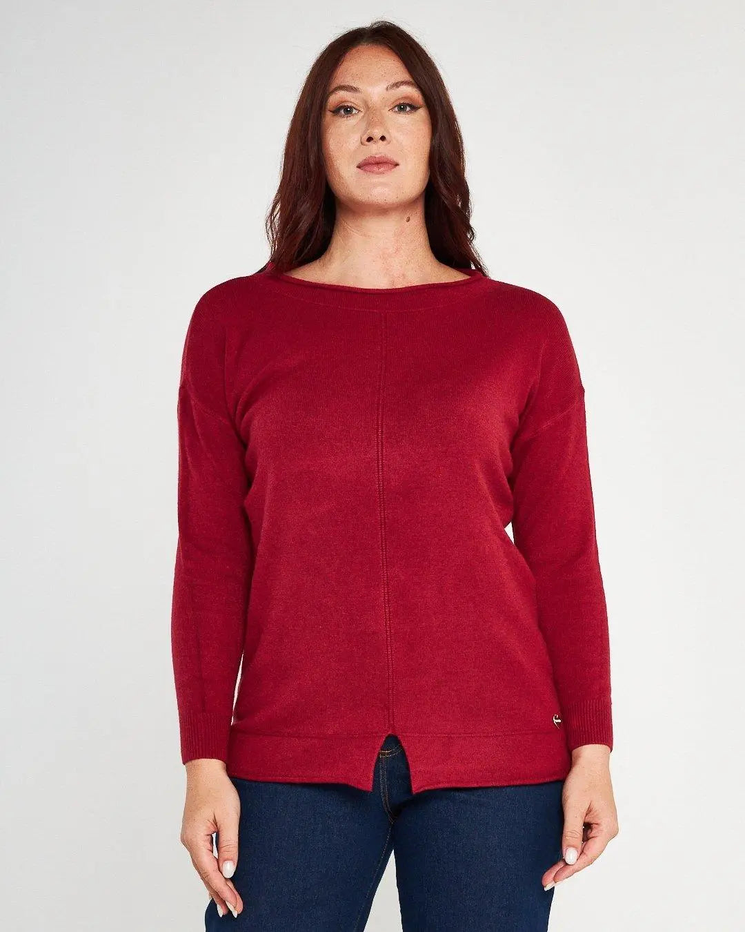 Maglia girocollo BORDEAUX DORABELLA PIU' XXXL