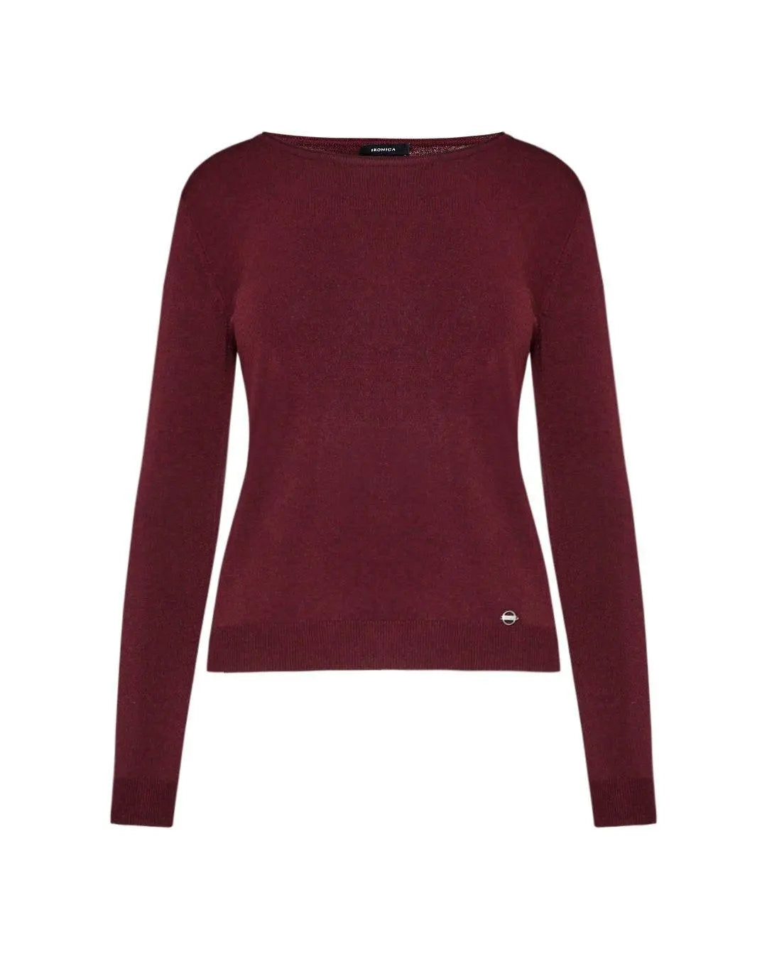 Maglia girocollo BORDEAUX IRONICA XXL