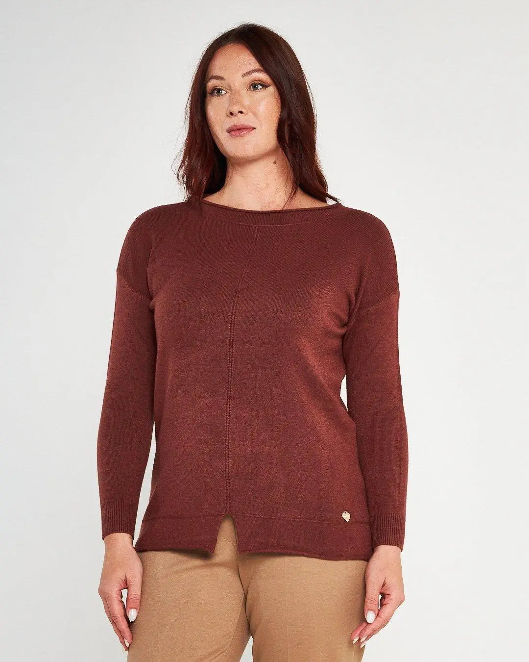 Maglia girocollo BRUCIATO DORABELLA PIU' XXXL