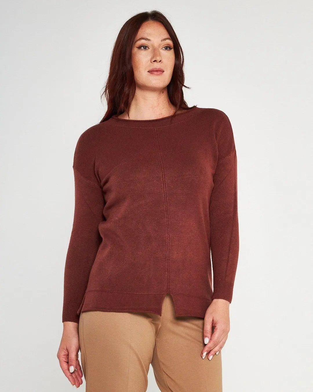 Maglia girocollo BRUCIATO DORABELLA PIU'