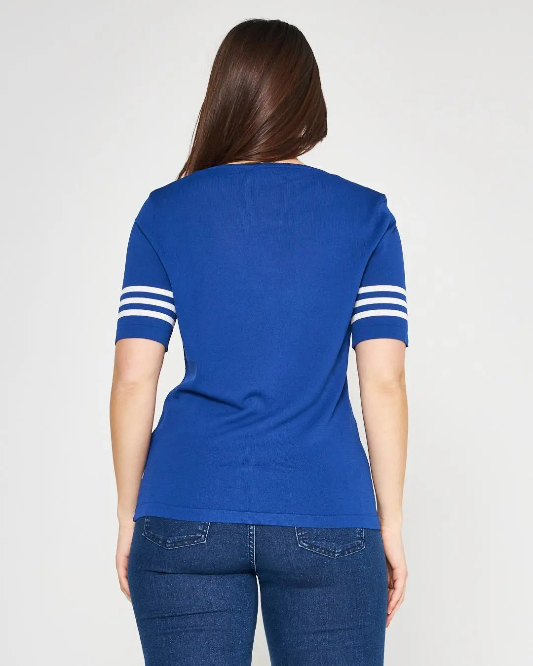 Maglia girocollo Blu DORABELLA