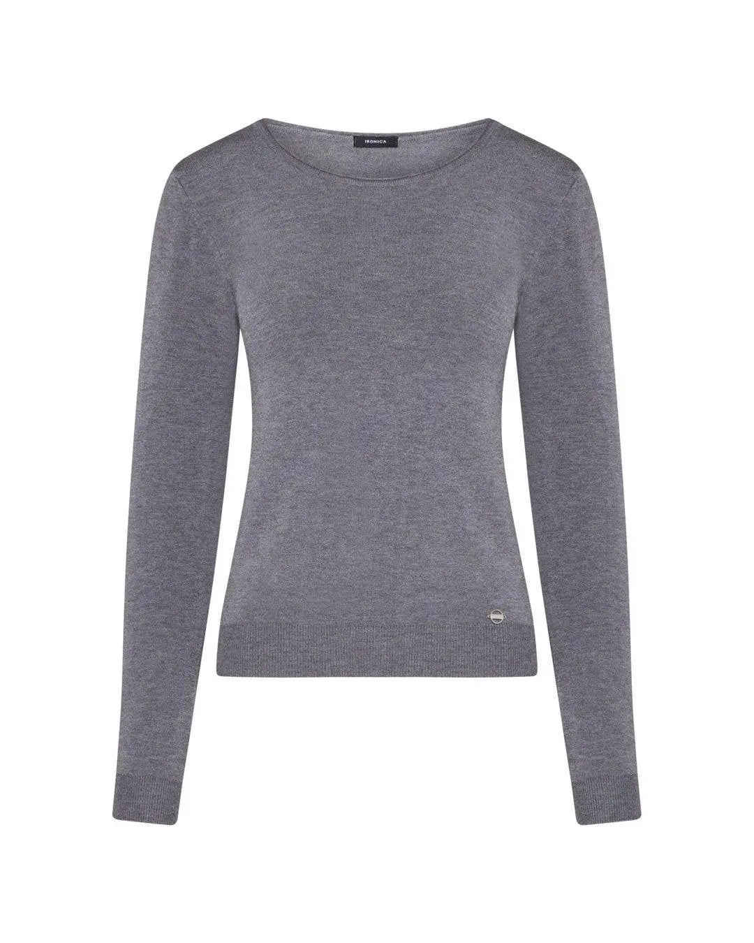 Maglia girocollo GRIGIO IRONICA XXL